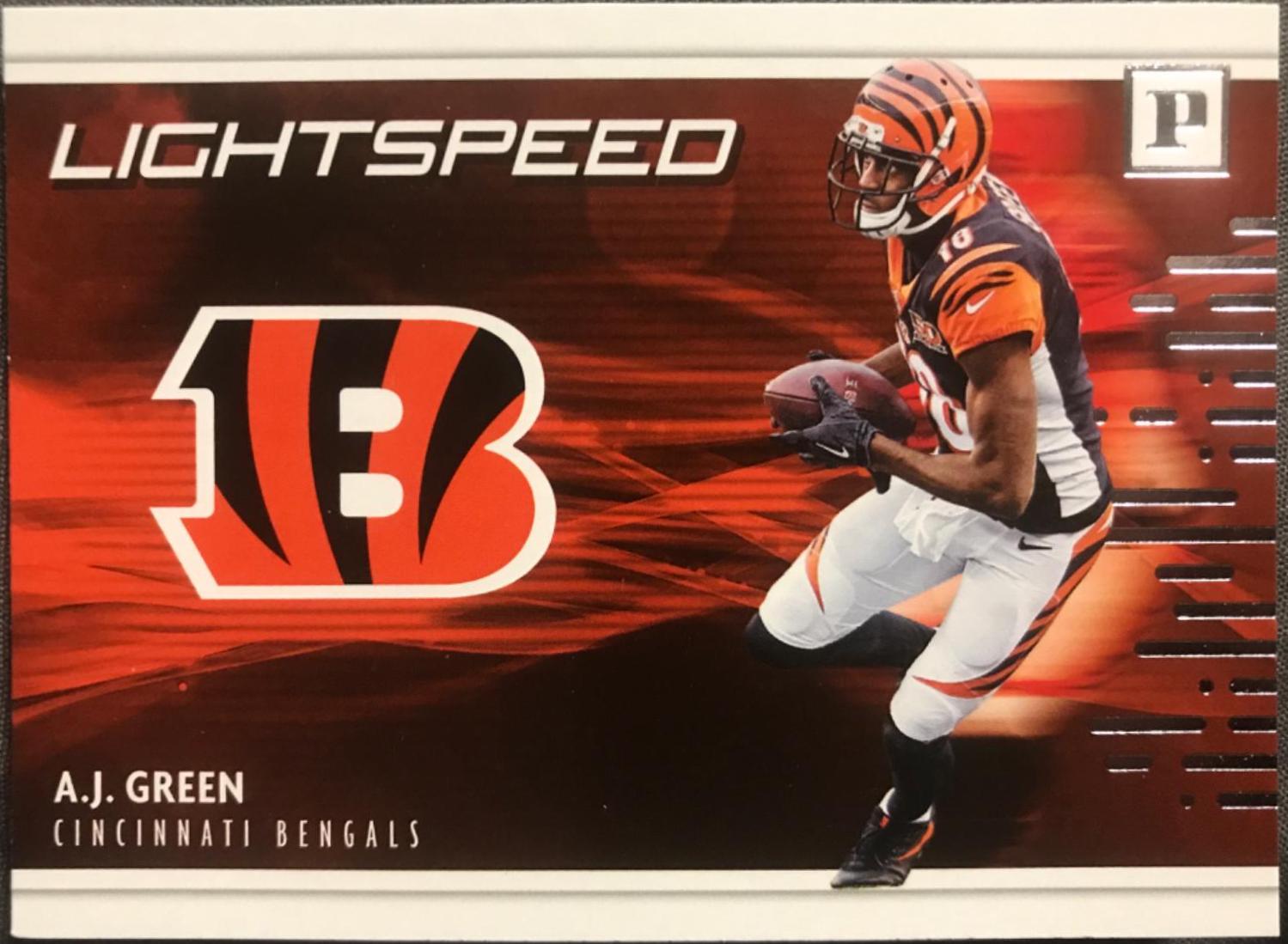 A.J. Green #14 Football Cards 2018 Panini Lightspeed