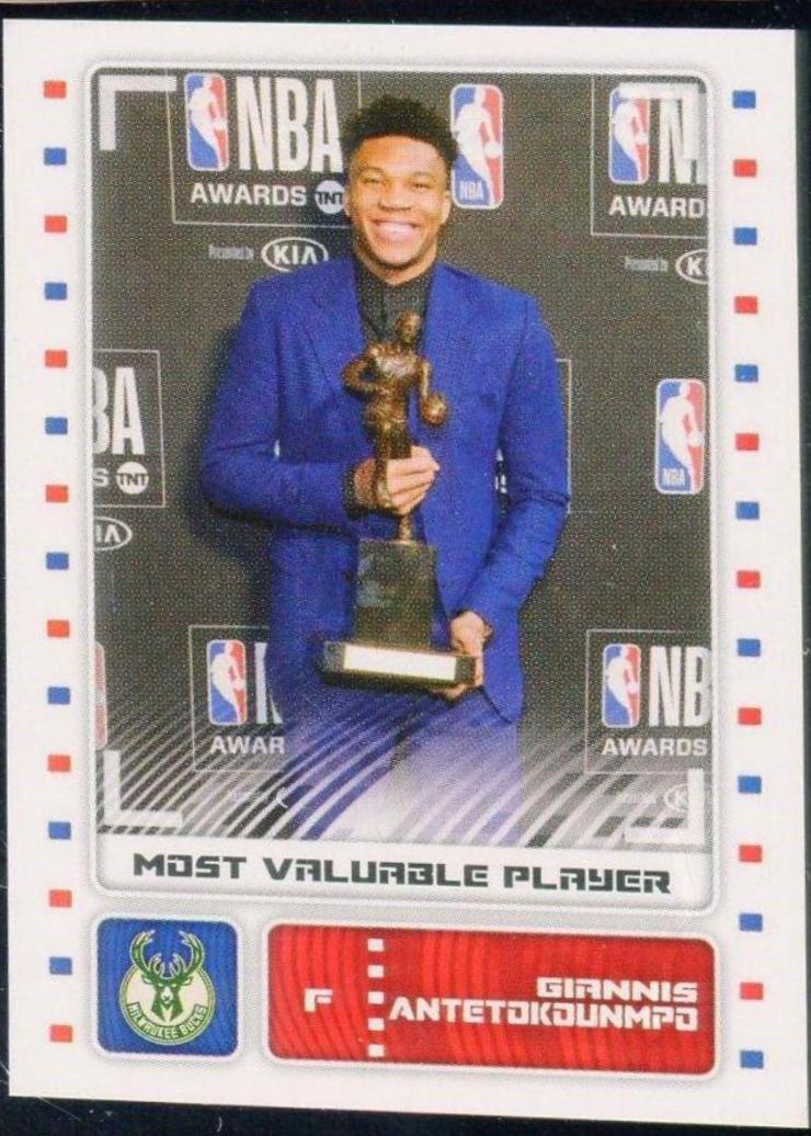 Giannis Antetokounmpo #81 Basketball Cards 2019 Panini Stickers