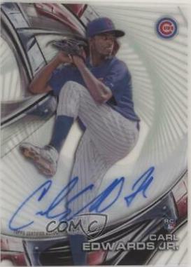 Carl Edwards Jr. #HT-CE Baseball Cards 2016 Topps High Tek Autograph