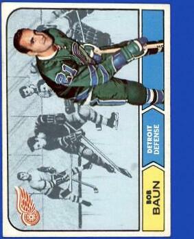 Bob Baun #24 Hockey Cards 1968 Topps