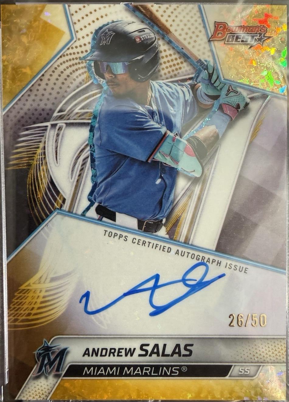 Andrew Salas [Gold Refractor] #B25-AS