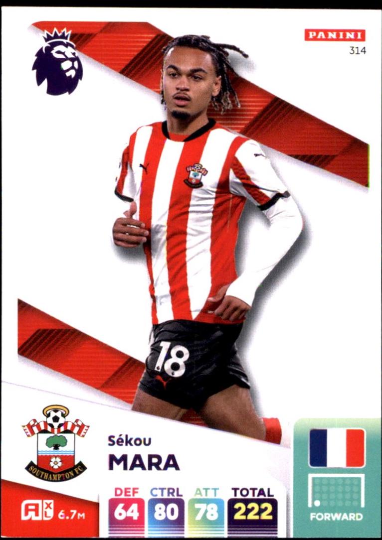 Sekou Mara #314 2025 Panini Adrenalyn XL Premier League