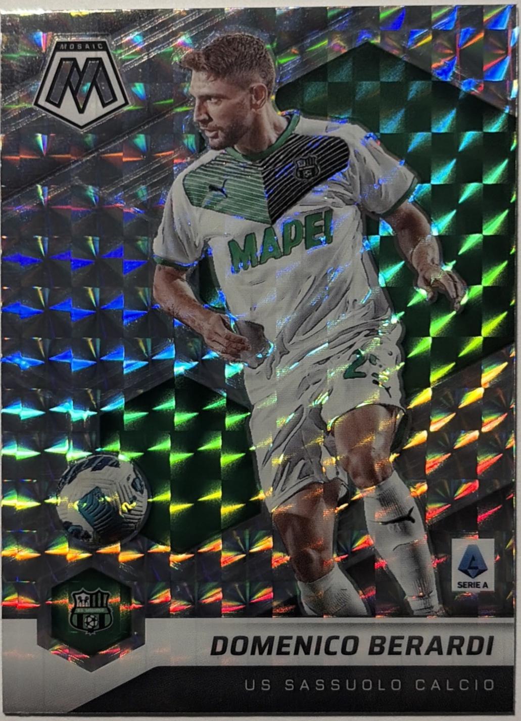 Domenico Berardi #103 2021 Panini Mosaic Serie A