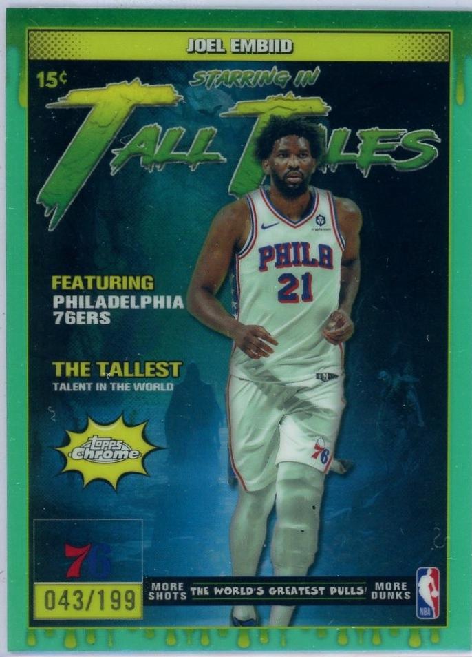 Joel Embiid [Refractor Aqua] #TT-3