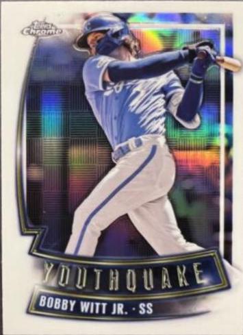Bobby Witt Jr. #YQ-3 Baseball Cards 2023 Topps Chrome Youthquake