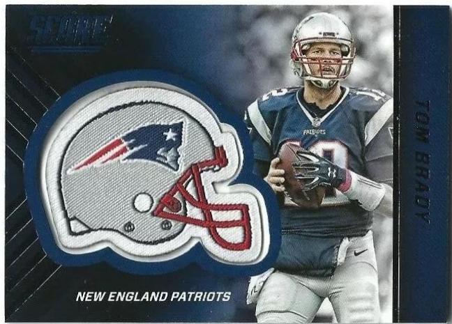 Tom Brady #8 Football Cards 2016 Panini Score Veteran Helmets