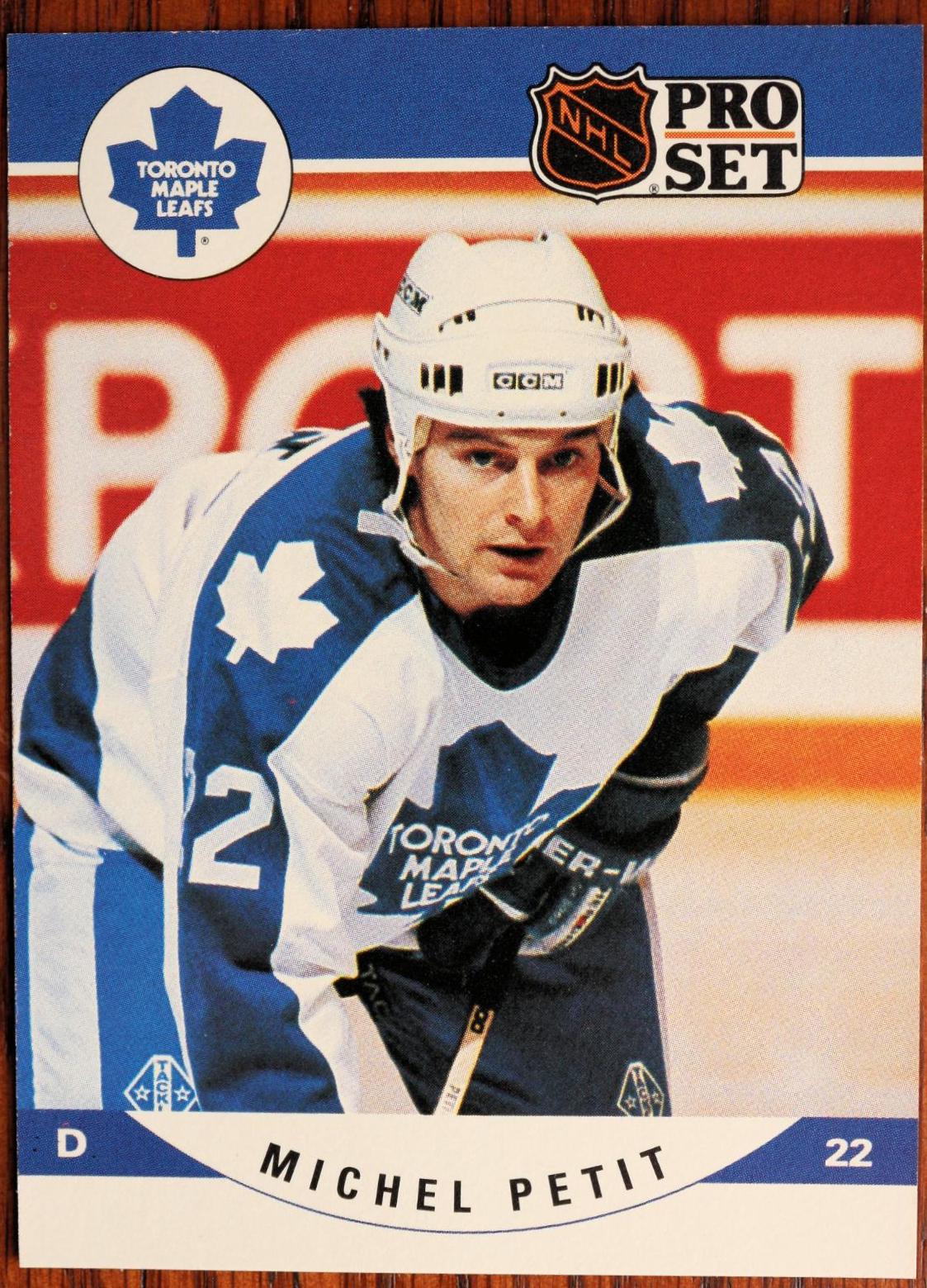 Michel Petit #539 Hockey Cards 1990 Pro Set
