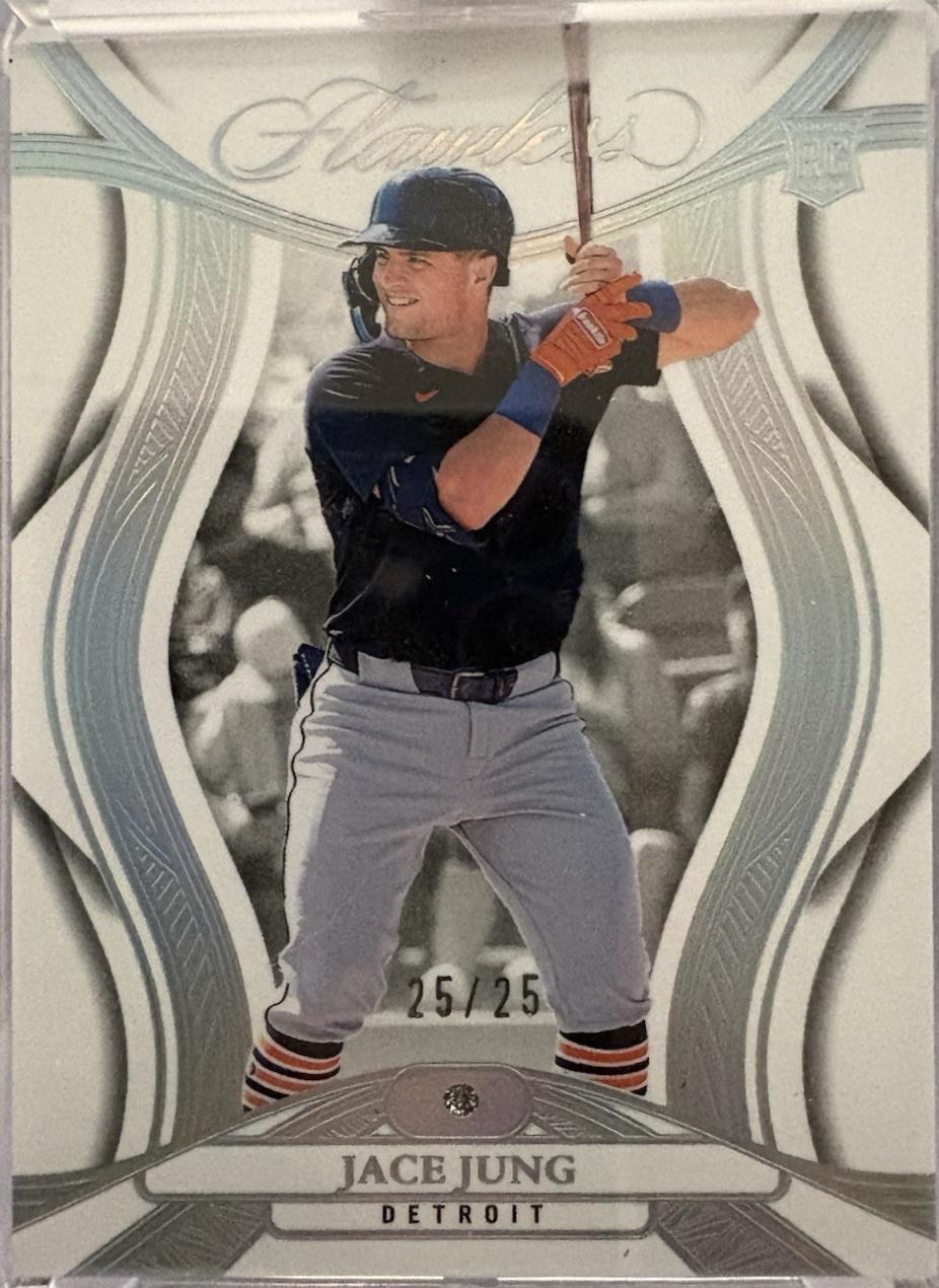 Jace Jung #35 2025 Panini Flawless Baseball