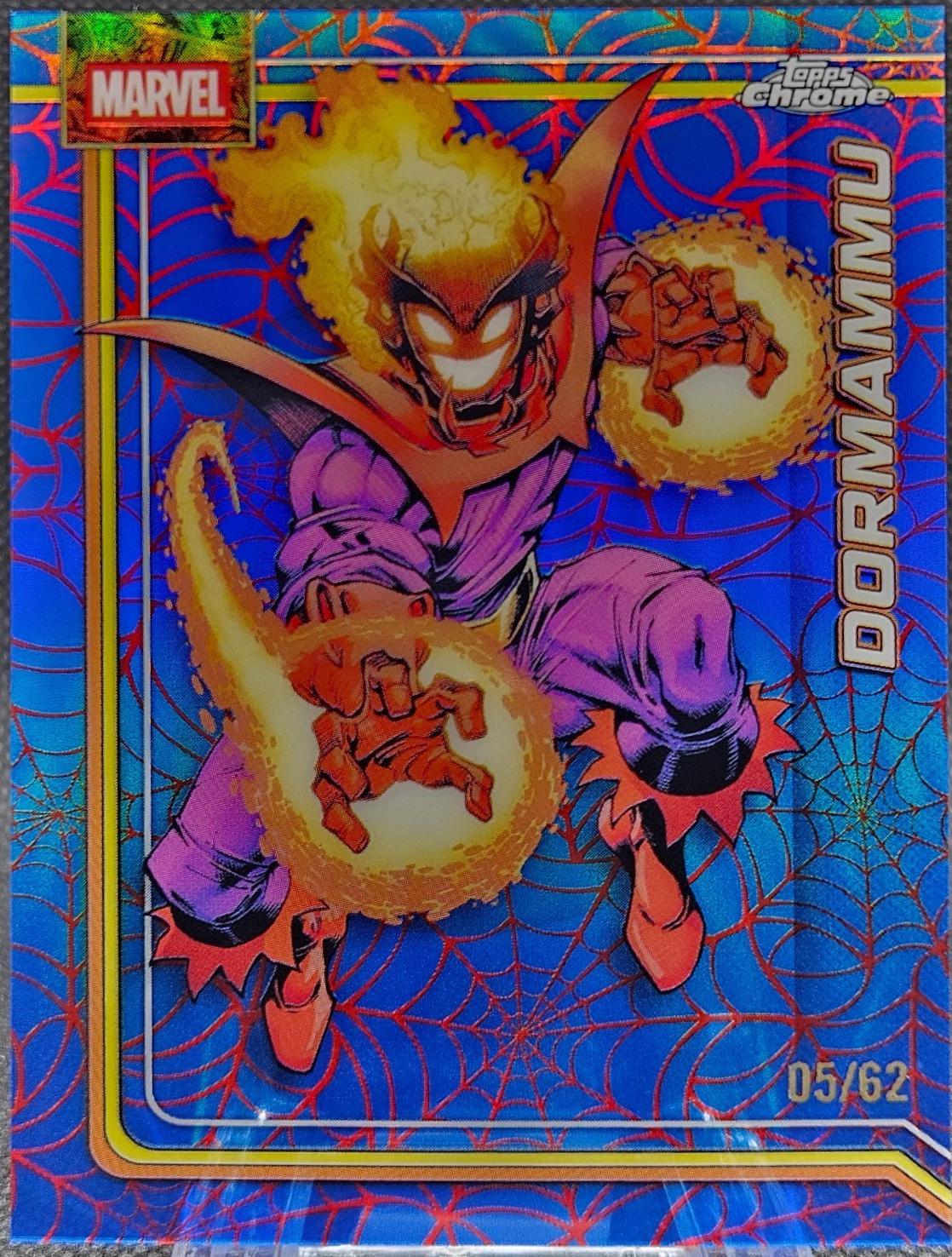 Dormammu Spider-Web Red/Blue Refractor