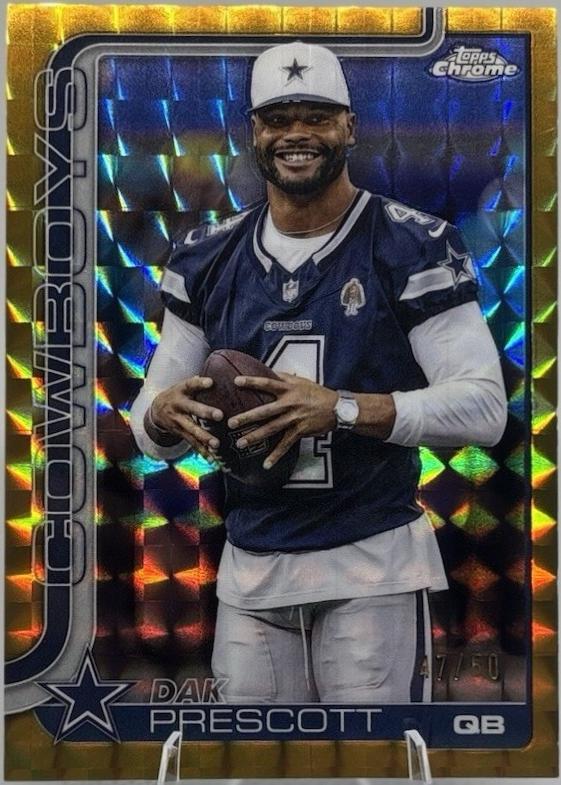 Dak Prescott [Gold Geometric Image Variation] #79