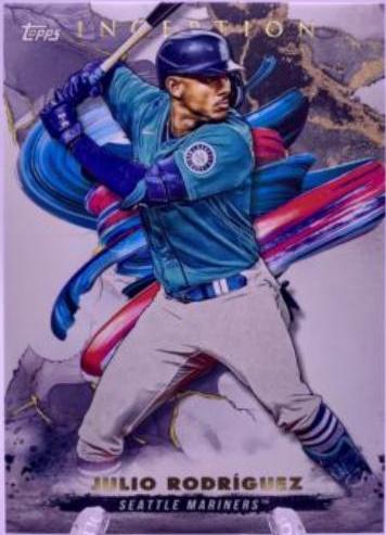 Julio Rodriguez #1 Baseball Cards 2023 Topps Inception