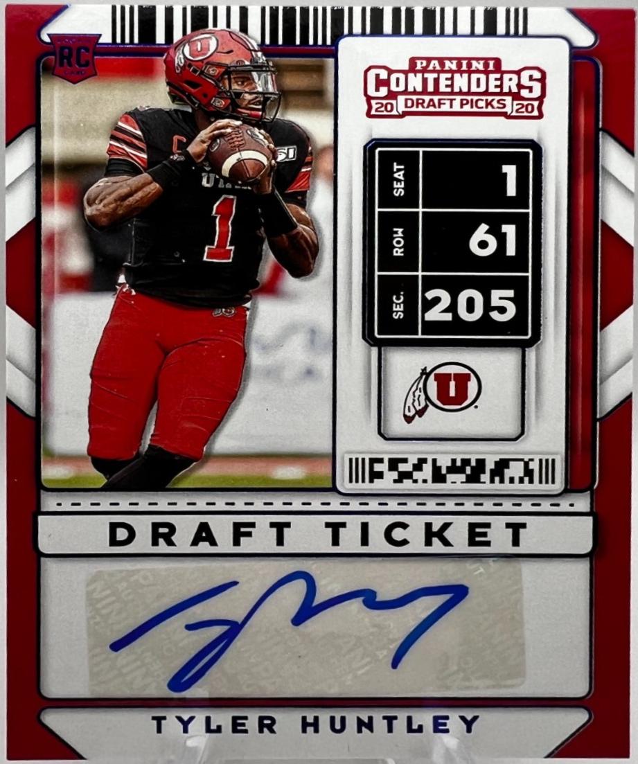 Tyler Huntley #319 2020 Panini Contenders Draft Picks Football