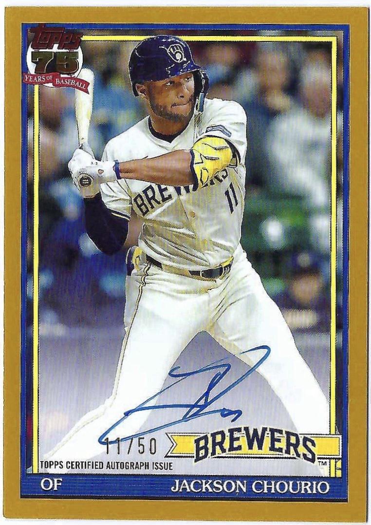 Jackson Chourio [Gold] #91A-JC