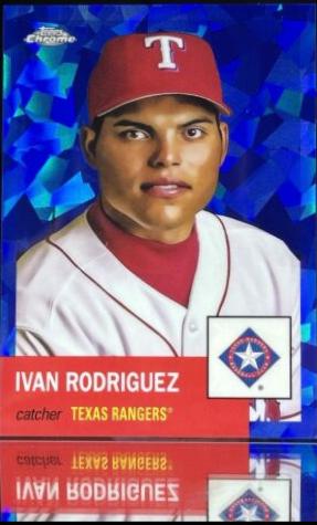 Ivan Rodriguez [Blue Atomic Refractor] #355