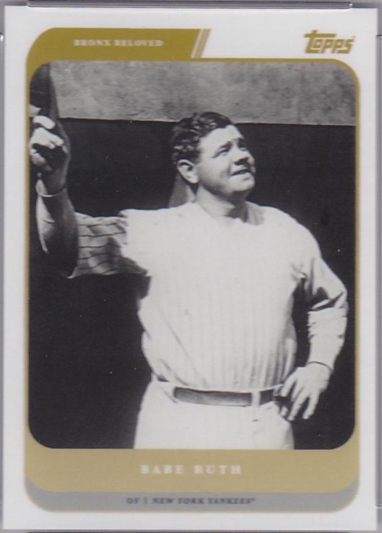 Babe Ruth #40 Baseball Cards 2020 Topps X Derek Jeter