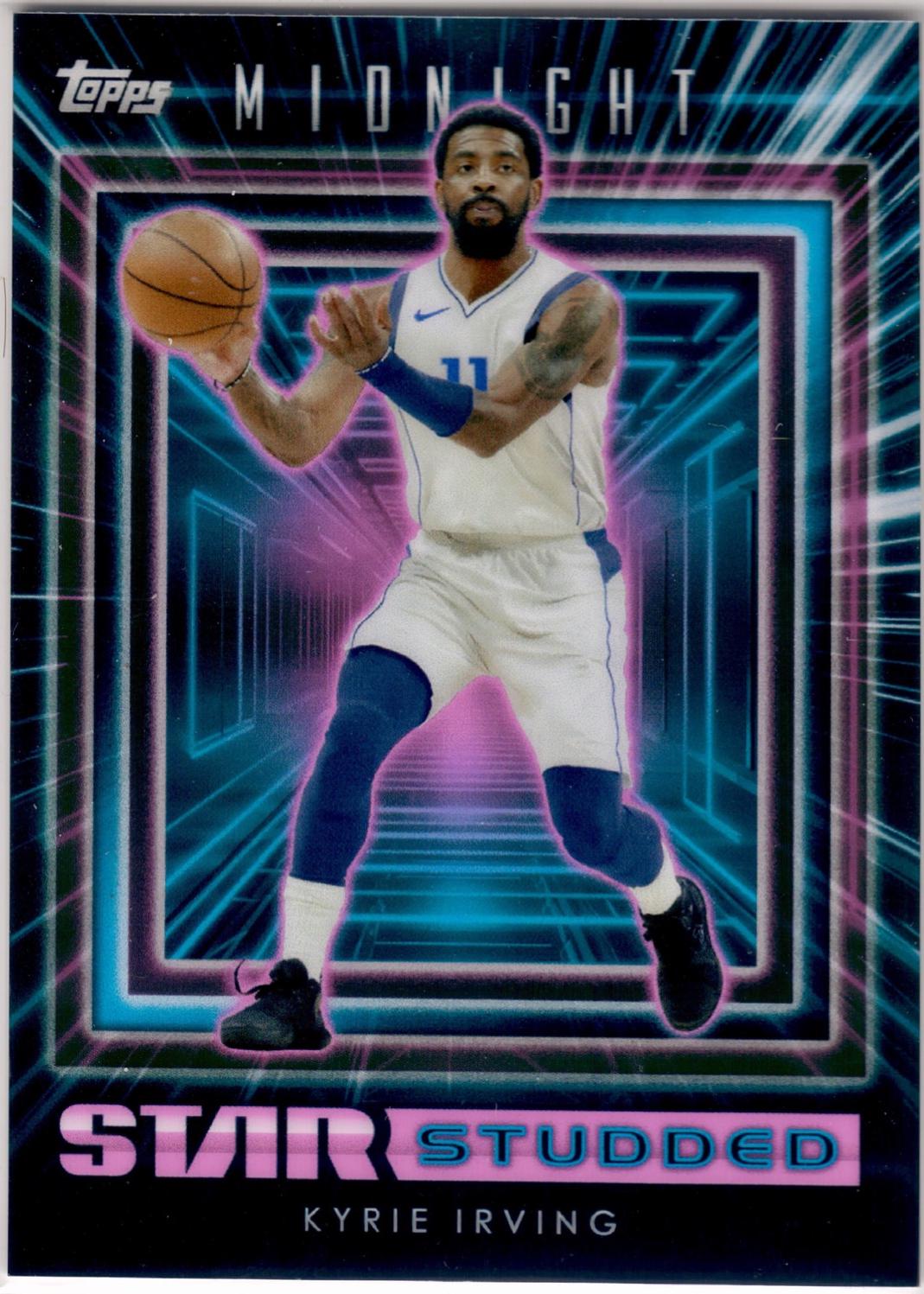 Kyrie Irving #SS-8 Basketball Cards 2023 Topps Midnight Star Studded