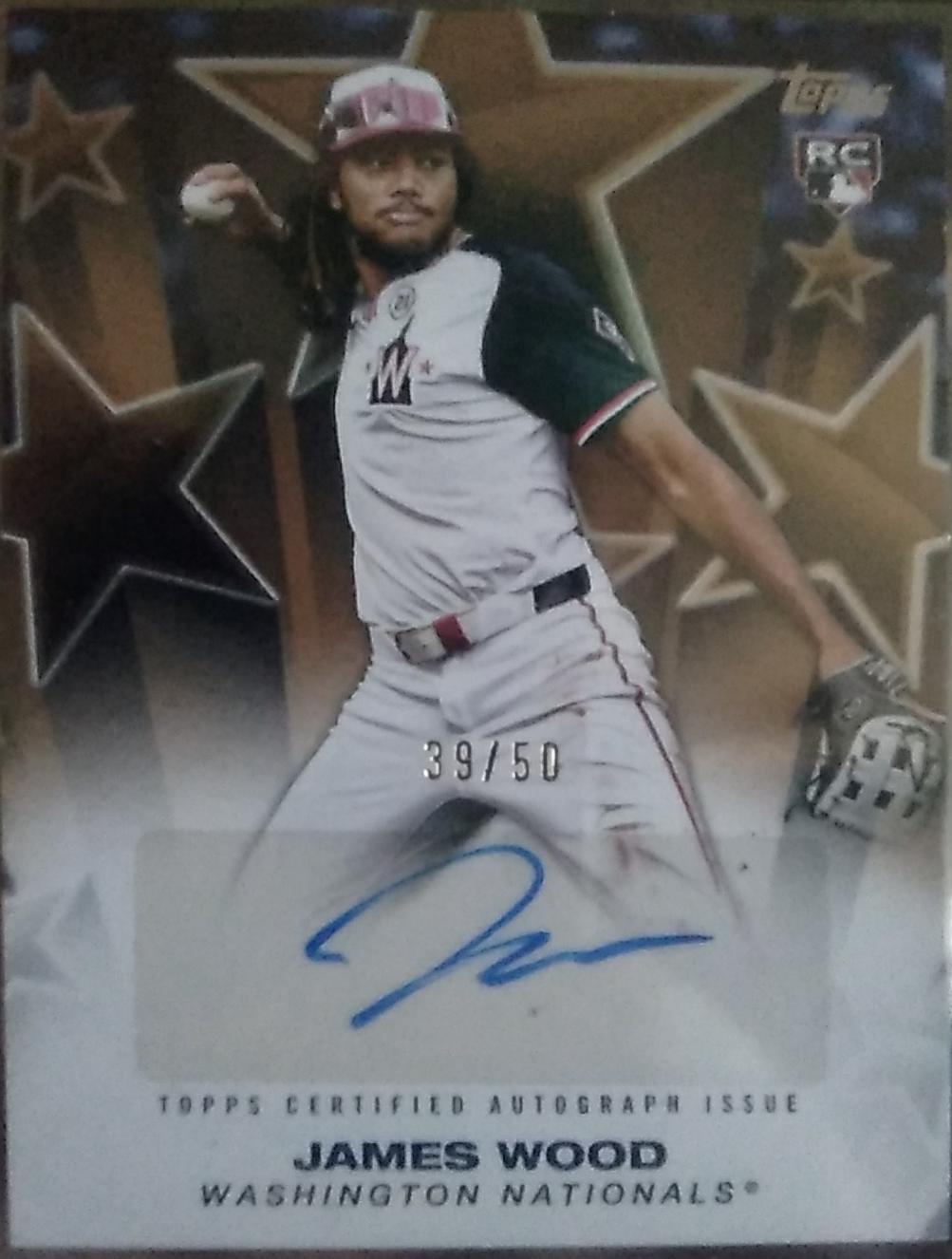 James Wood [Gold] #BSA2-JWO Prices | 2025 Topps Baseball Stars