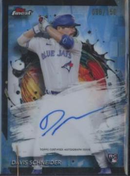 Davis Schneider [Sky Blue Refractor] #FA-DSC
