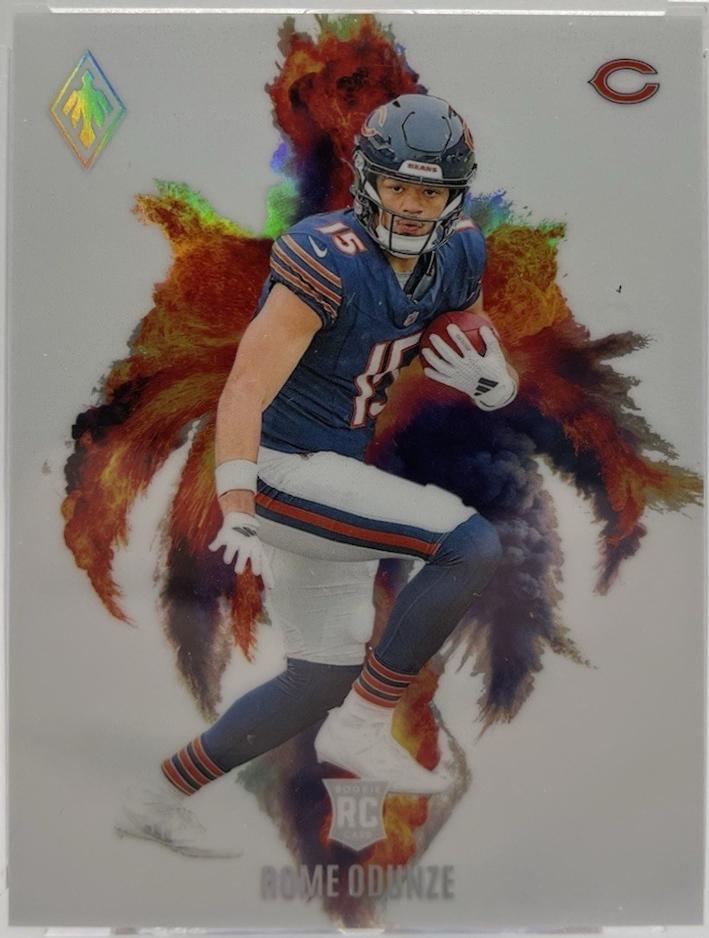 Rome Odunze #CB-ROE Football Cards 2024 Panini Phoenix Color Blast