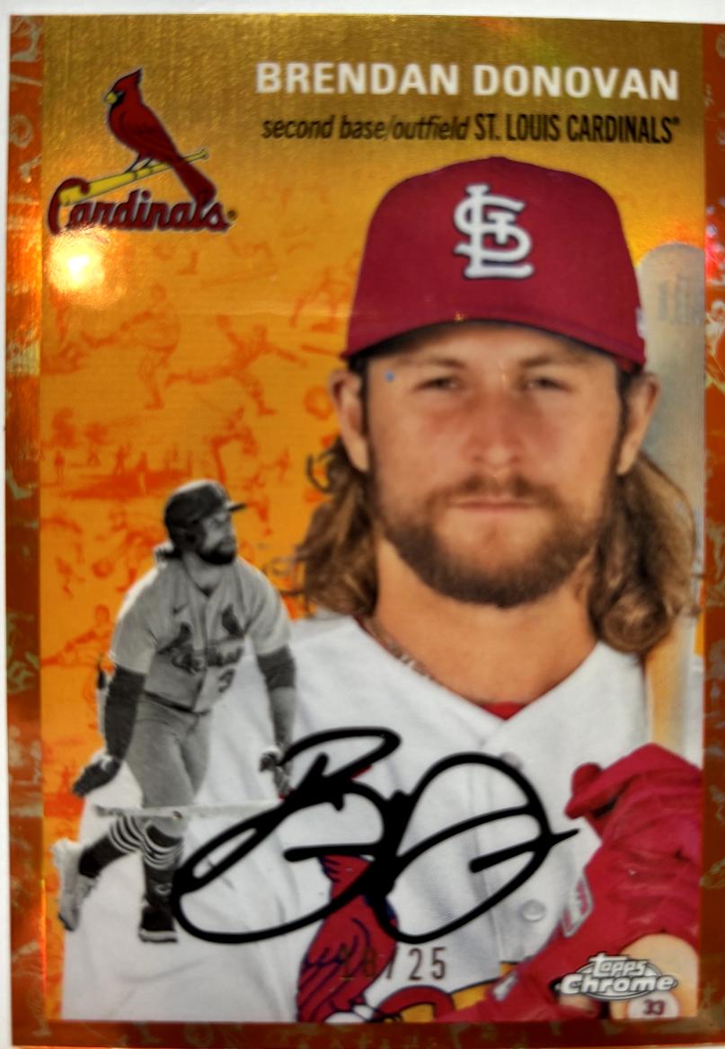 Brendan Donovan [Orange Wave Refractor] #343