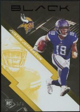 Justin Jefferson #118 Football Cards 2020 Panini Black