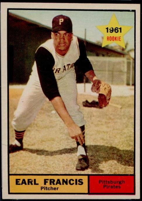 Earl Francis #54 Baseball Cards 1961 Topps