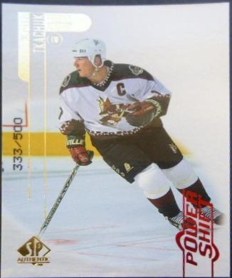 Keith Tkachuk #66 1998-99 SP Authentic Hockey