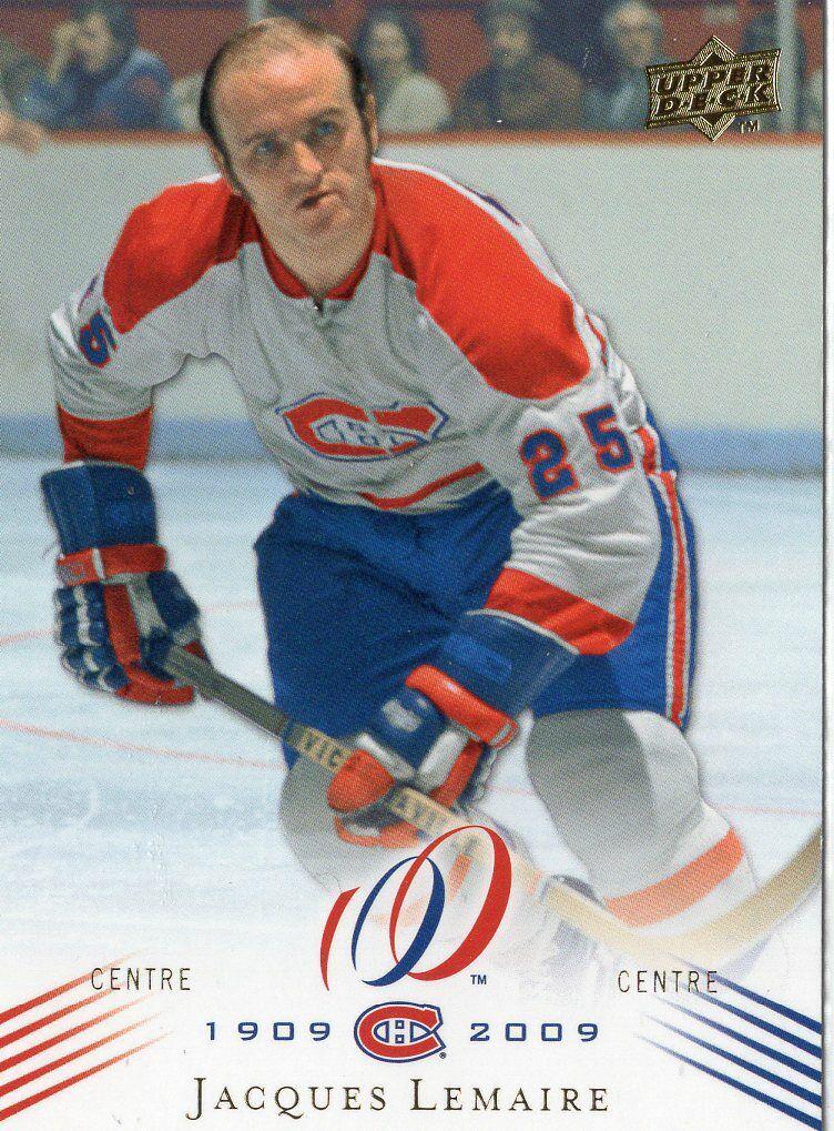 Jacques Lemaire #24 Hockey Cards 2008 Upper Deck Montreal Canadiens Centennial