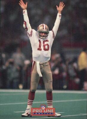 Joe Montana #564 1993 Pro Line Profiles Football