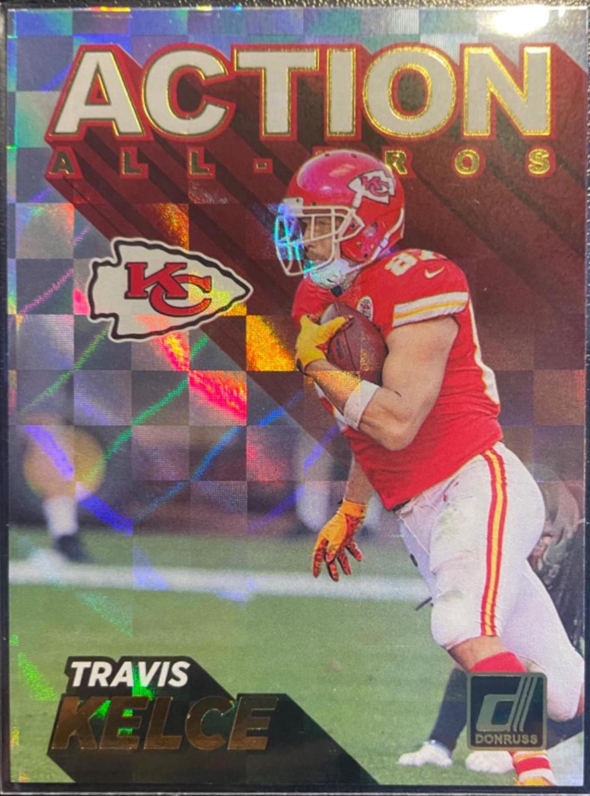 Travis Kelce #AP8 Football Cards 2021 Panini Donruss Action All Pros