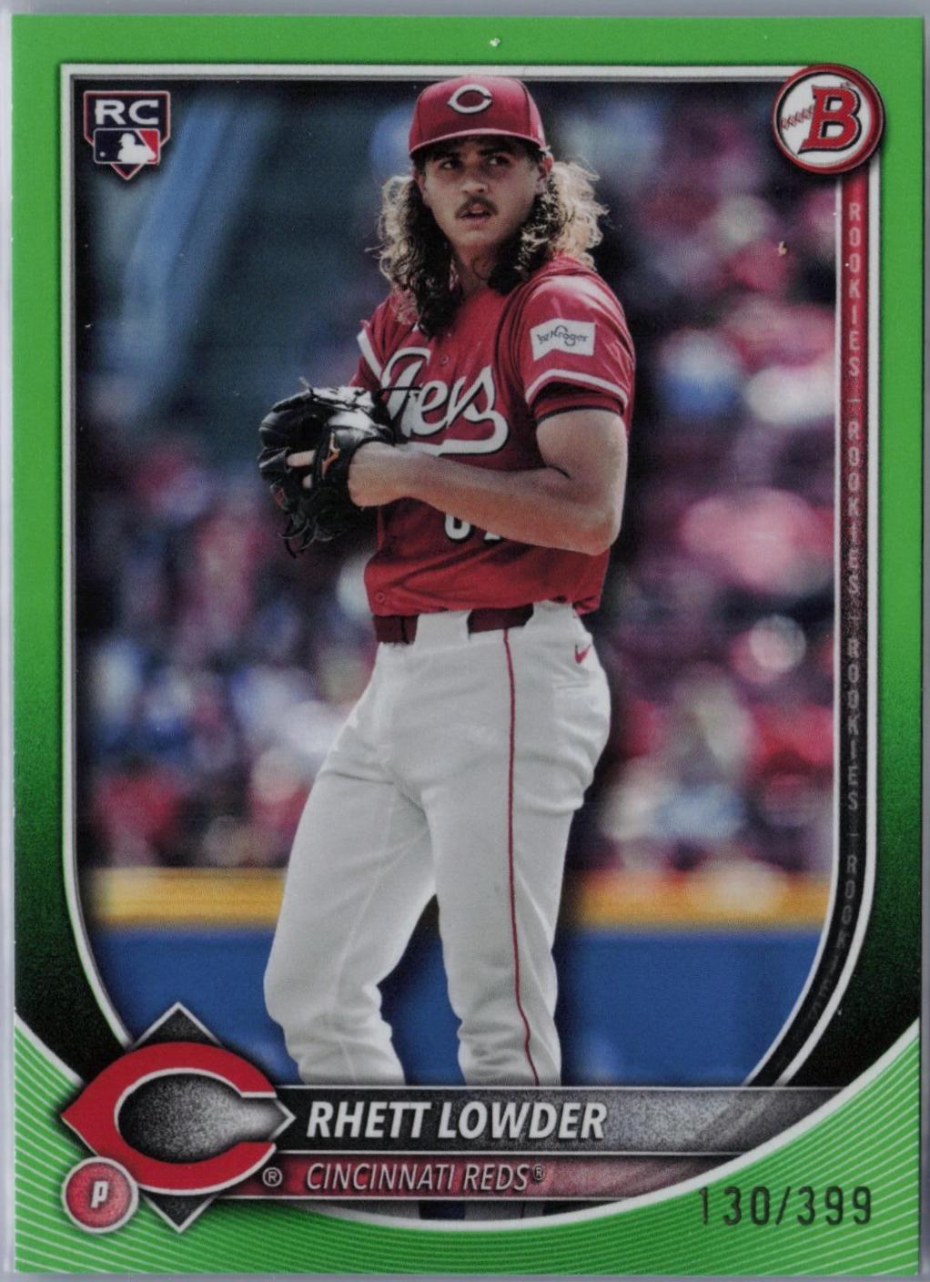 Rhett Lowder [Neon Green] #6 Prices | 2025 Bowman | Baseball Cards