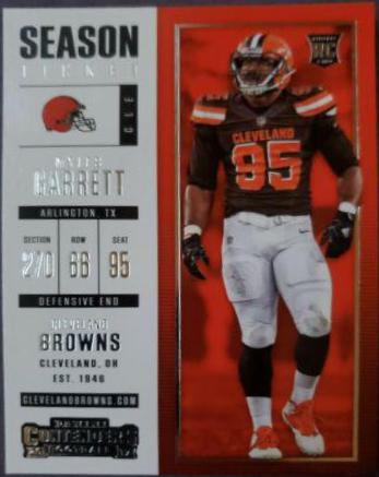 Myles Garrett #44 Football Cards 2017 Panini Contenders