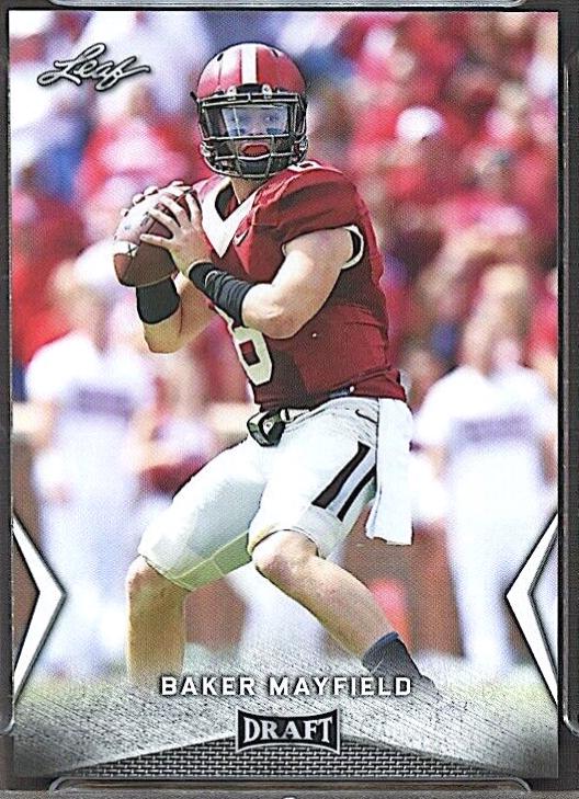 Baker Mayfield #7 Football Cards 2018 Leaf Draft