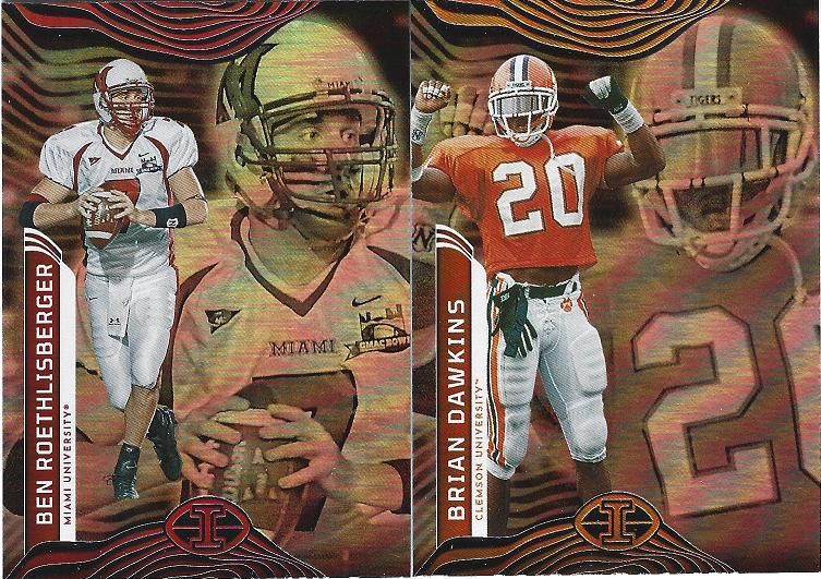 Ben Roethlisberger #4 Football Cards 2023 Panini Chronicles Draft Picks Illusions