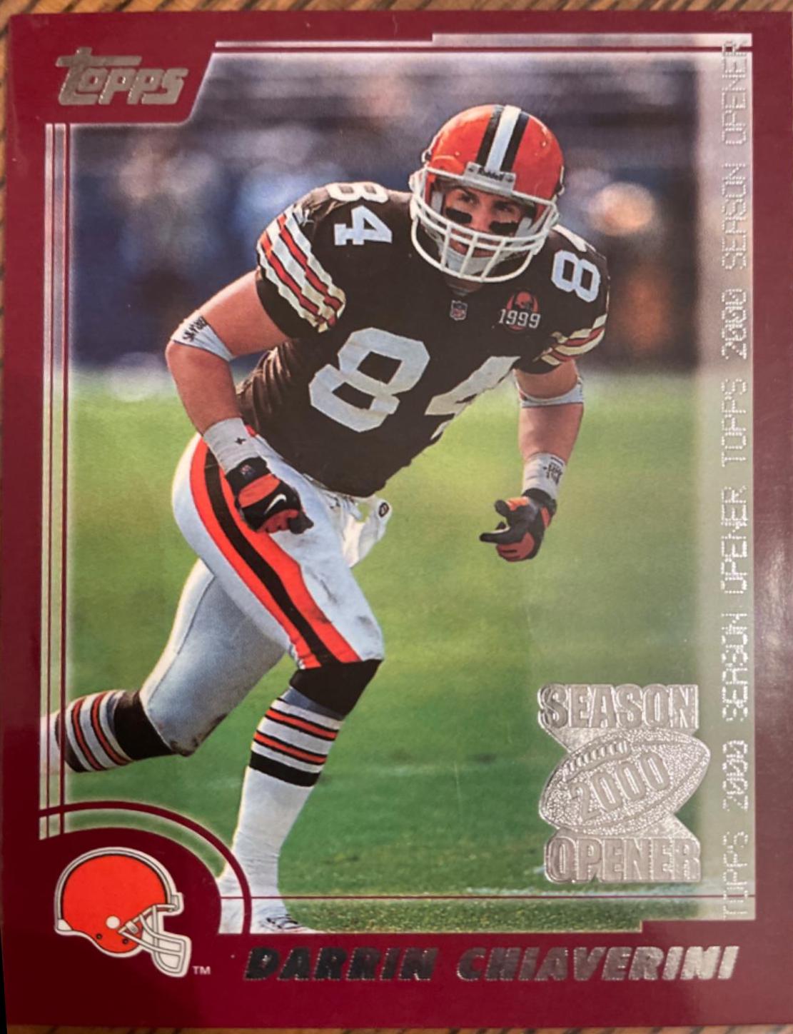 Darrin Chiaverini #45 Football Cards 2000 Topps Season Opener