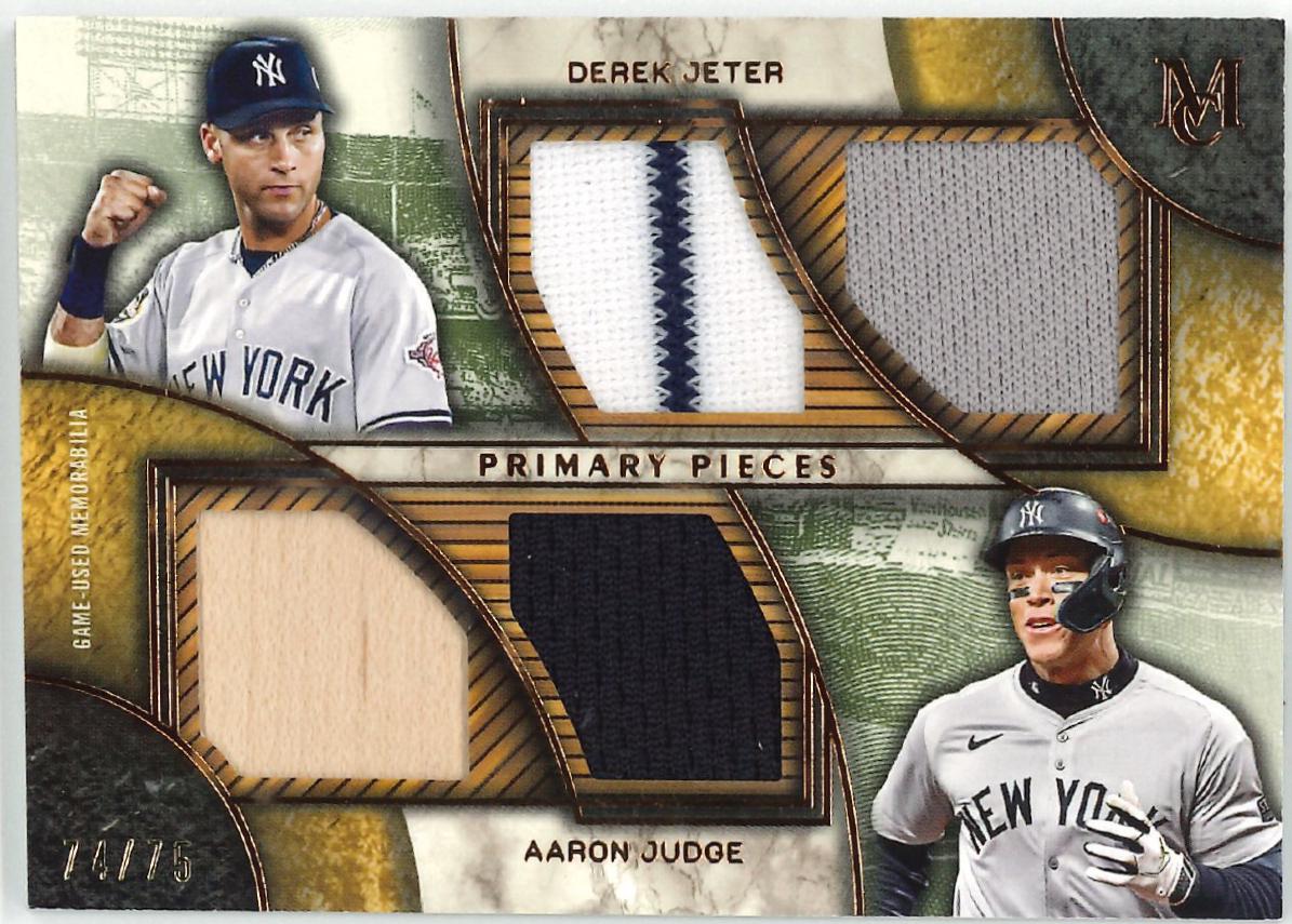 Derek Jeter / Aaron Judge #DPQR-JJ Prices | 2025 Topps Museum