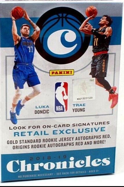 Hanger Box Basketball Cards 2018 Panini Chronicles