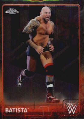 Batista #5 Wrestling Cards 2015 Topps Chrome WWE
