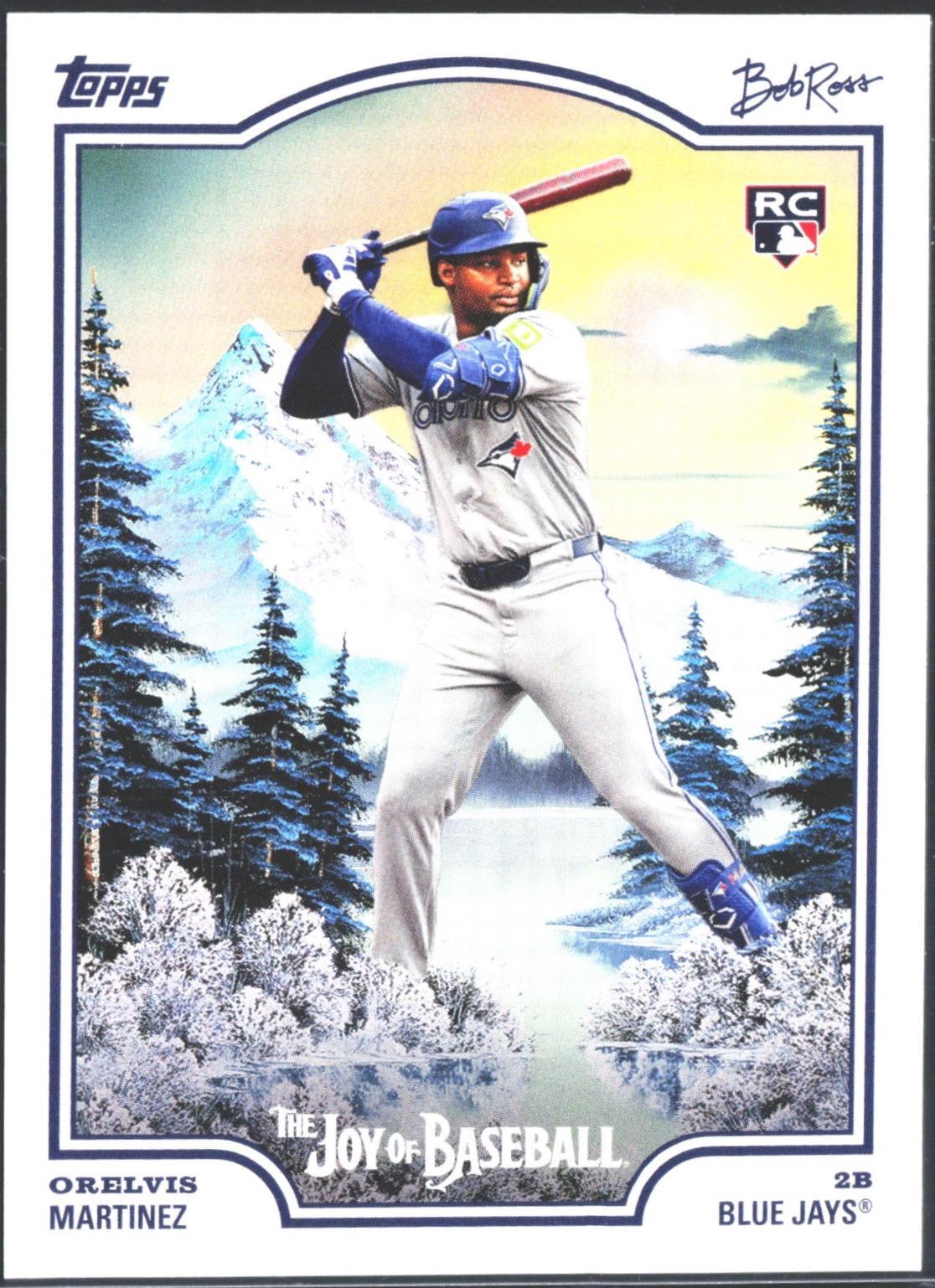 Orelvis Martinez #79 2025 Topps X Bob Ross Baseball