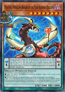 Odd-Eyes Pendulum Dragon, Four Heavenly Dragons MAMO-EN013