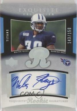 Walter Reyes #82 2005 Upper Deck Exquisite Collection Football