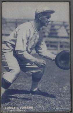 Gordon S. Cochrane Baseball Cards 1928 Exhibits