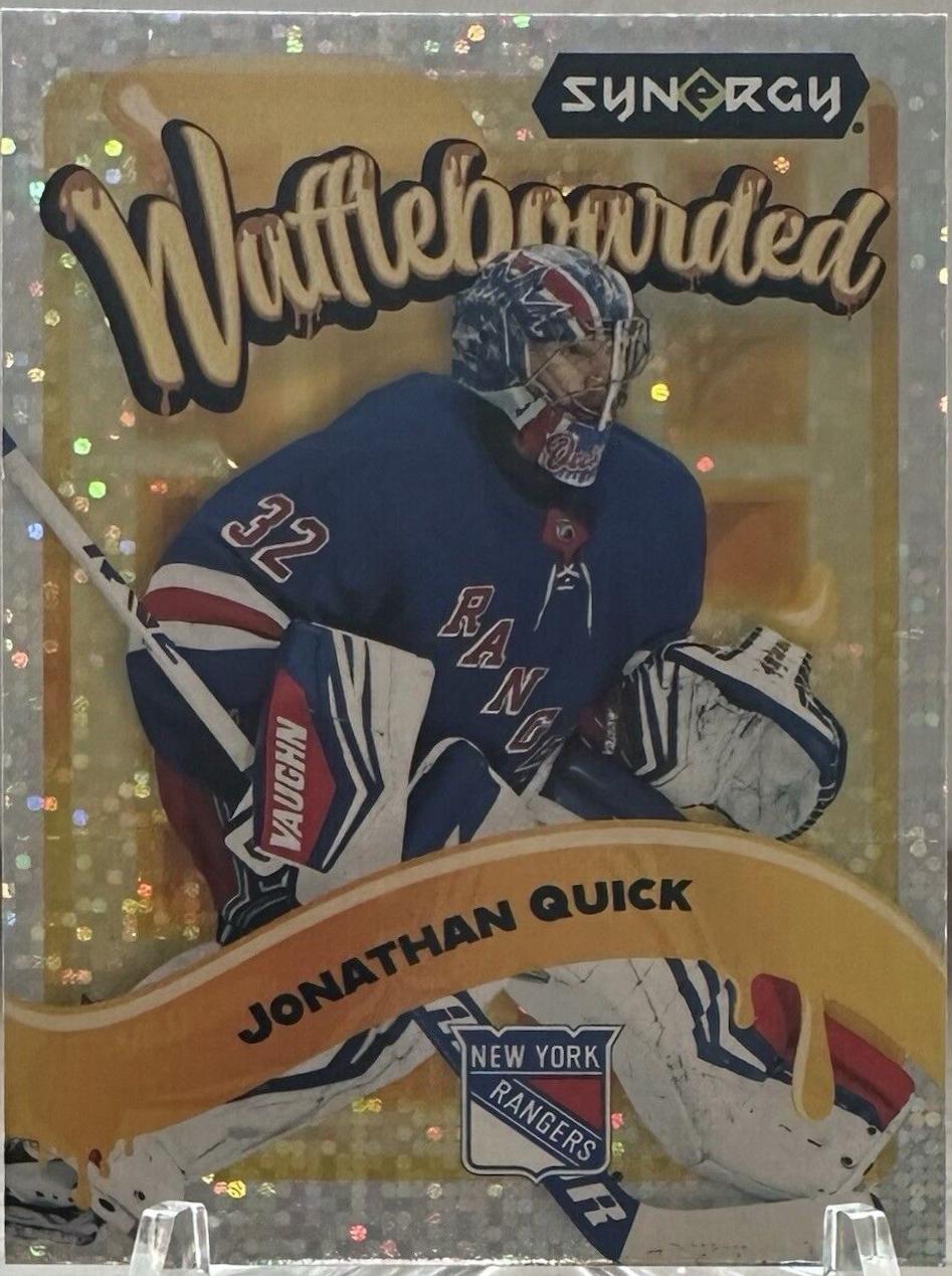 Jonathan Quick #WB-5 Hockey Cards 2024 Upper Deck Synergy Waffleboarded