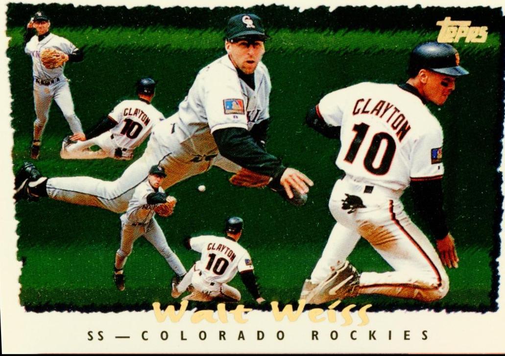 Walt Weiss #71 Baseball Cards 1995 Topps Cyberstats