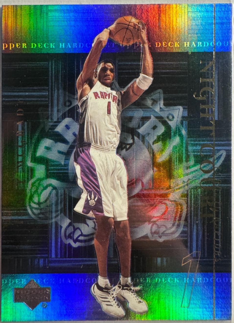 Tracy McGrady #NC7 Basketball Cards 2000 Upper Deck Hardcourt Night Court
