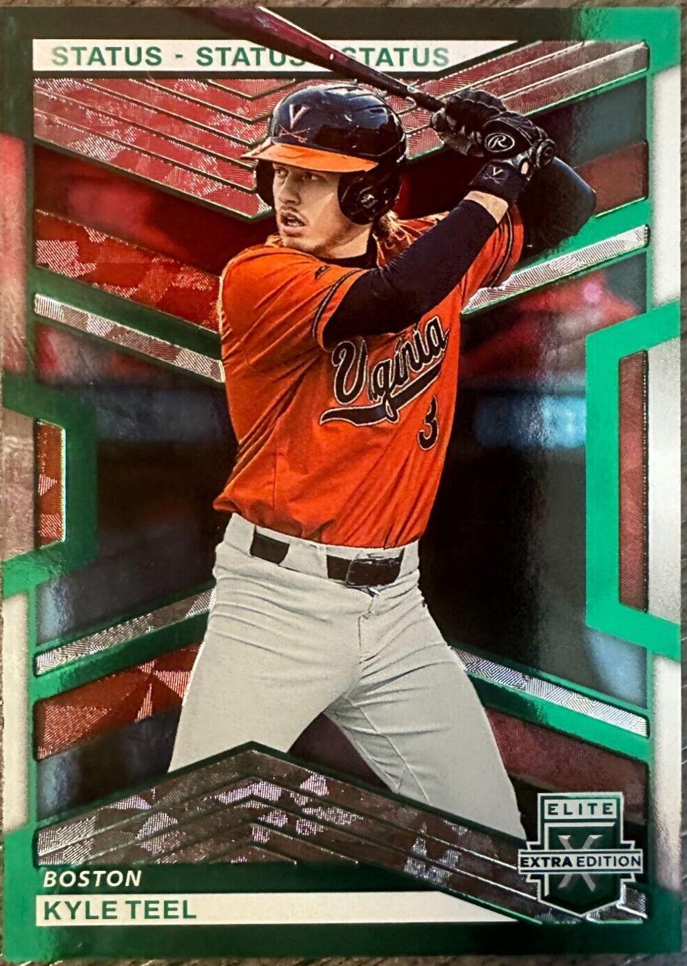 Kyle Teel [Status Green] #91 Prices | 2023 Panini Elite Extra Edition ...