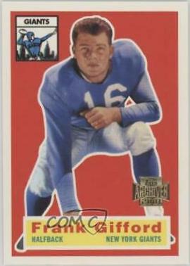 Frank Gifford #32 Football Cards 2001 Topps Archives
