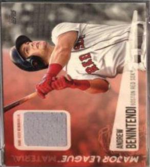 Andrew Benintendi #ABE Baseball Cards 2019 Topps Major League Material