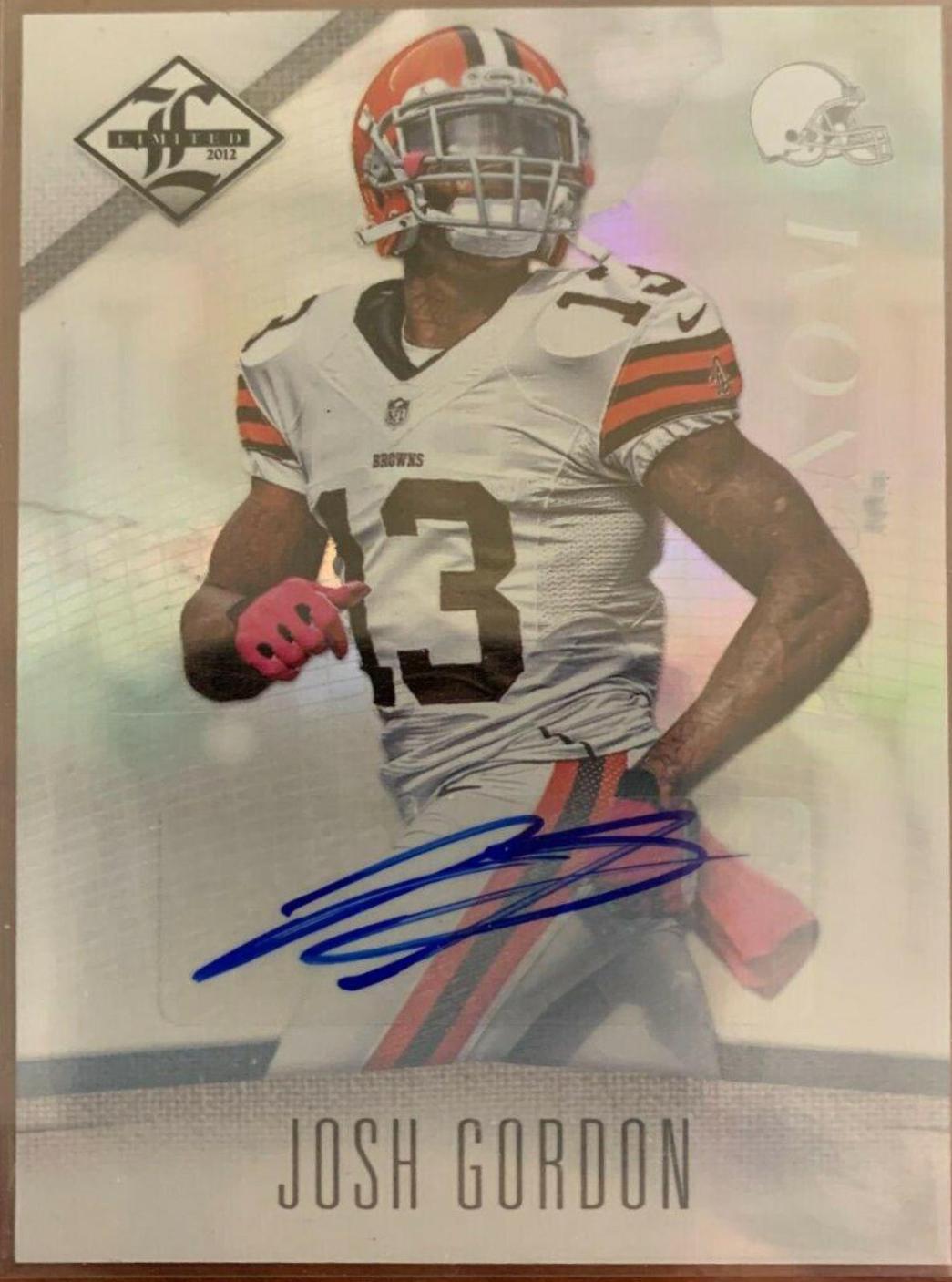 Josh Gordon #186 2012 Panini Limited Football