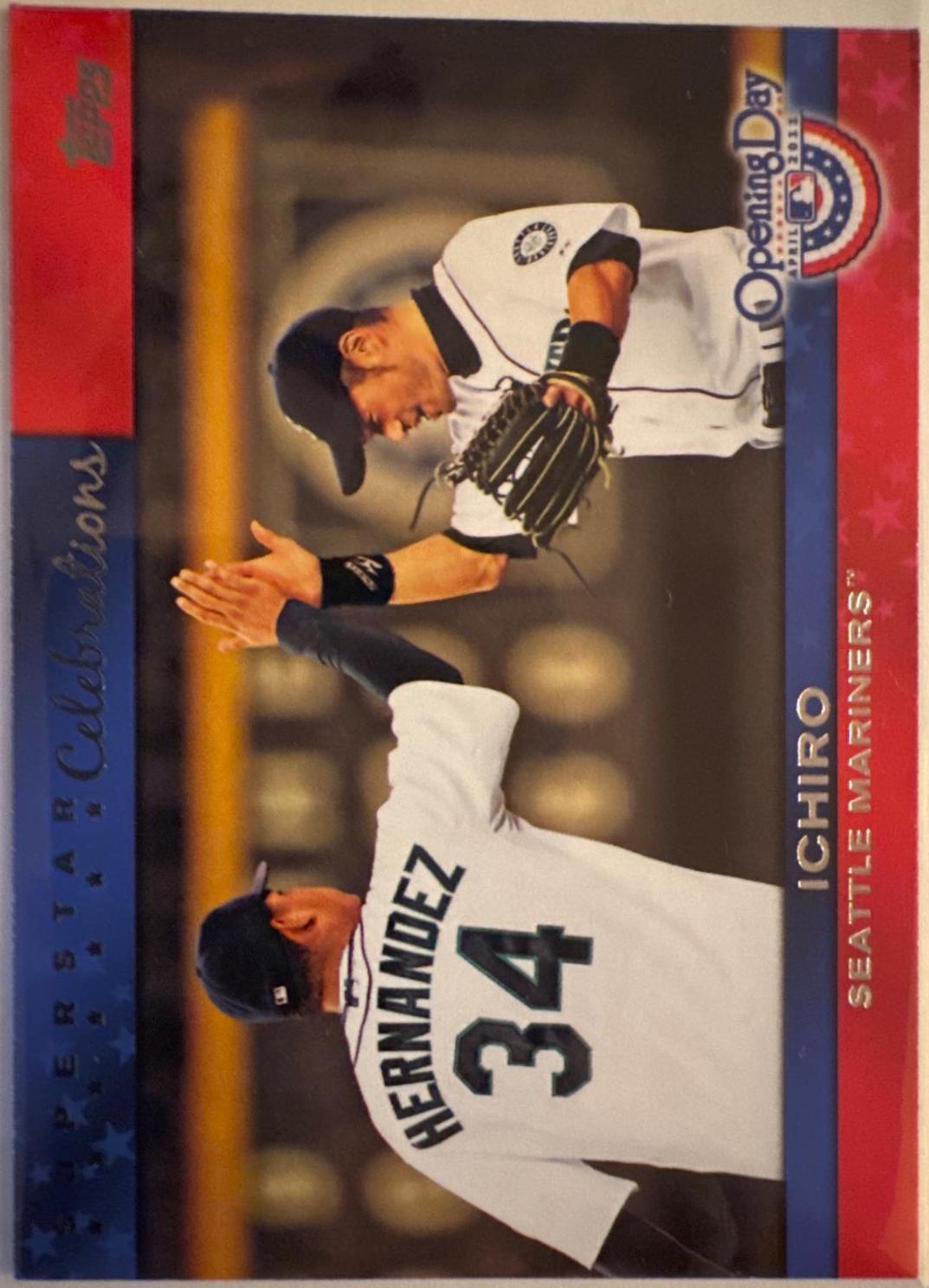 Ichiro Suzuki #SC-20 Baseball Cards 2011 Topps Opening Day Superstar Celebrations